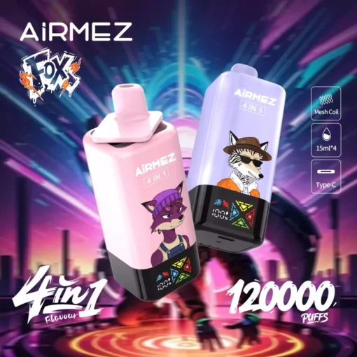 Airmez FOX 120K puffs 4v1