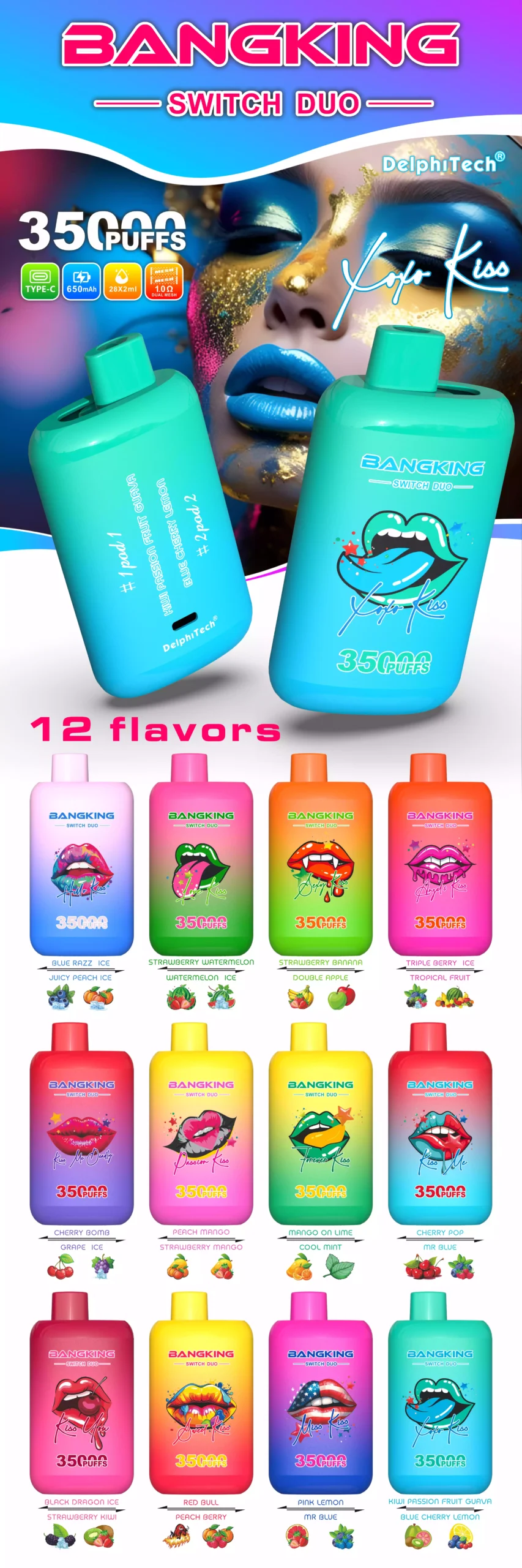 Bang King City 50000 Puffs