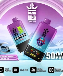 Alternative view of Bang King Dual Flavor 50K Puffs 2v1